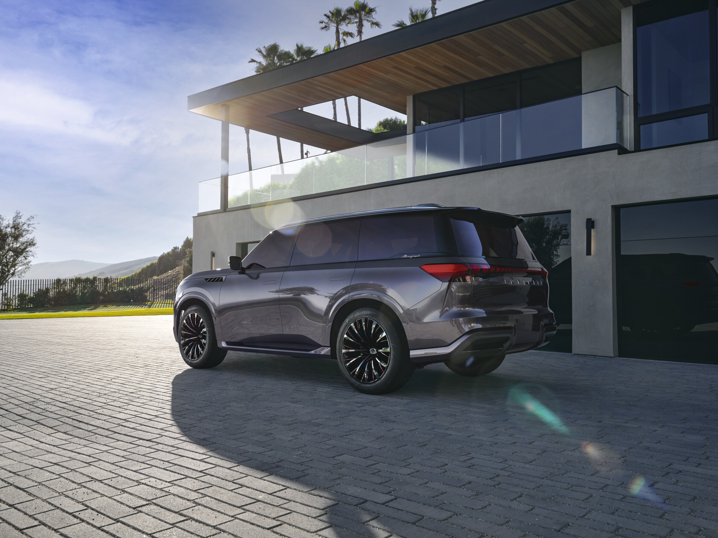 Finished Infiniti QX80 Composition Color and Retouch project